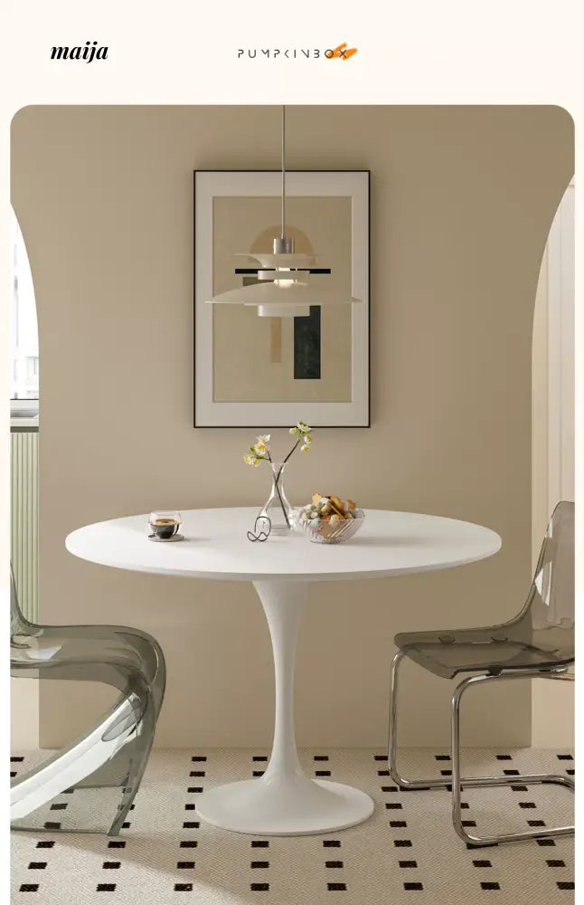 PUMPKIN BOX Round Tulip Dining Table from PUMPKIN BOX
