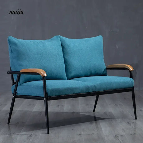 ANJI CHENJI Scandinavian Natural Wood Double Sofa from ANJI CHENJI