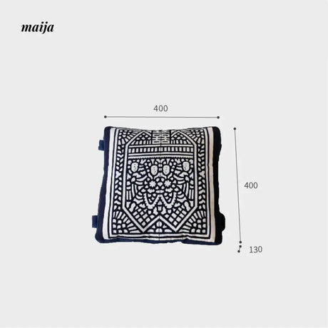 MUMO Ava Square Cotton Seat Pillow from MUMO