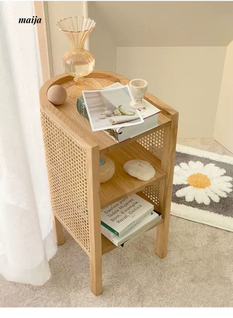 RATTAN CRAFTSMAN Scandinavian Sofa Bedside Table from RATTAN CRAFTSMAN