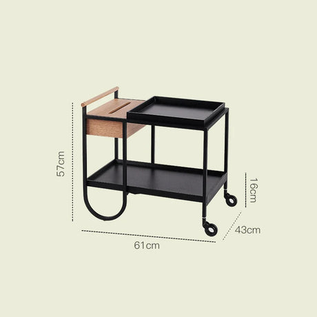 LAZYSPACE Mason Coffee Table Cart from LAZYSPACE
