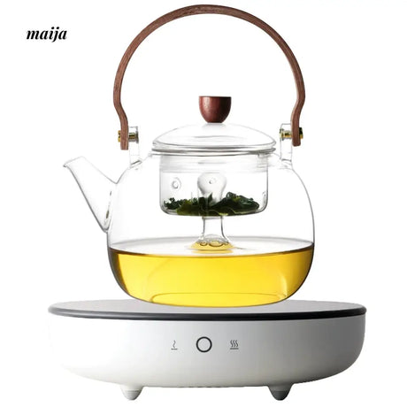 JOTO Heat Resistant Ceramic Electric Pot Double Layer Teapot from JOTO