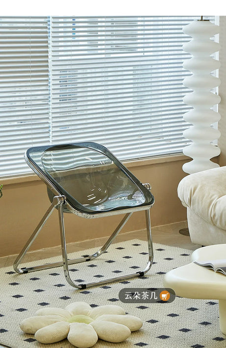 LAZYSPACE Noah Transparent Folding Chair from LAZYSPACE