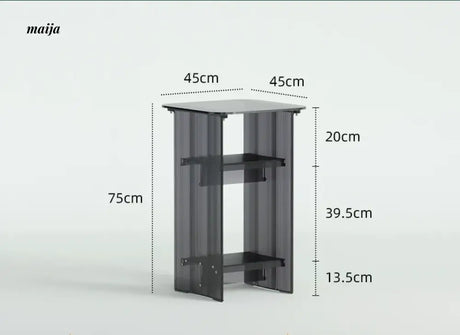 PUMPKIN BOX Nordic Acrylic Tall Table from PUMPKIN BOX
