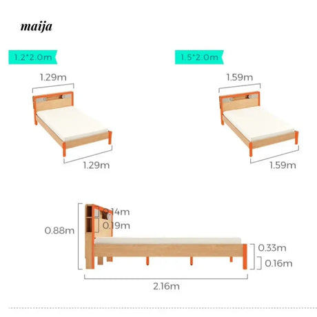 LINSYKIDS Stanmore Solid Wood Children's Bed from RZONE