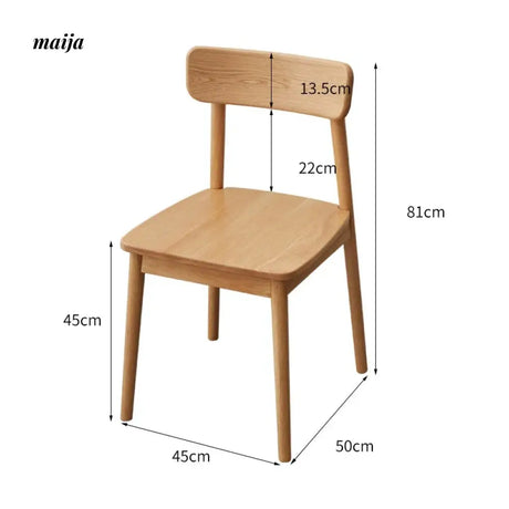 XIXI Poet's Solid Wood Chair from maija