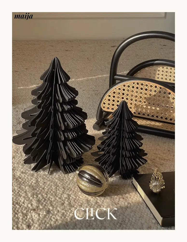 CLICK 3D Christmas Tree Origami Table Decor Stand Prop from CLICK
