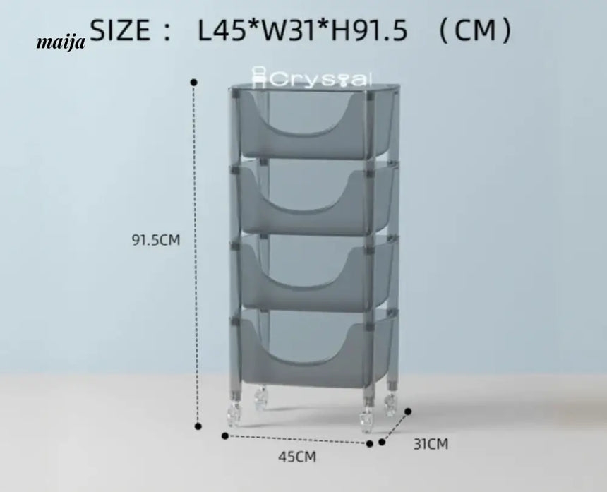 Acrylic Cloudy Snack Trolley