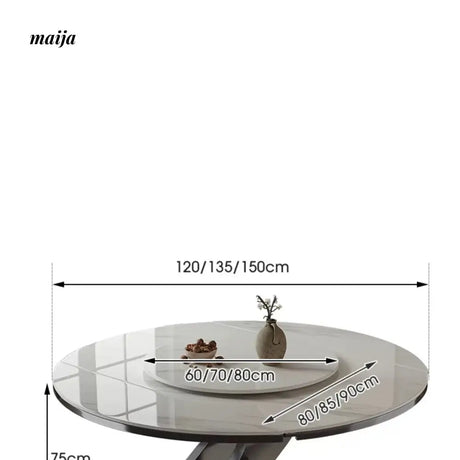Eugene Lazy Susan Dining Table from MODENG