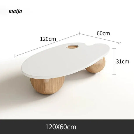 NAVI Snow Mountain Stone Top Coffee Table from NAVI
