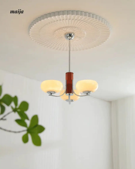NANCY Solid Wood All-Copper Cream Wind Bedroom Lamp from NANCY