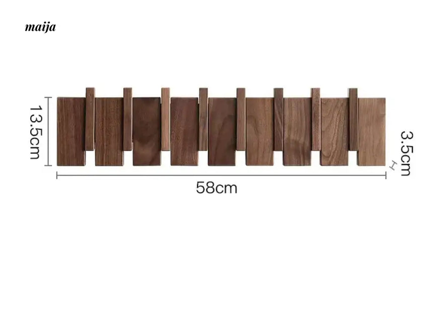 KIMACHI Wooden Piano Key Coat Hooks from KIMACHI