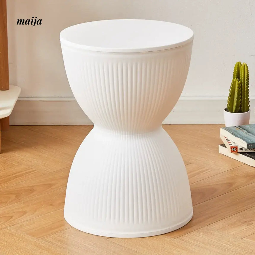 Pastel Hourglass Plastic Stool from Yishengtao
