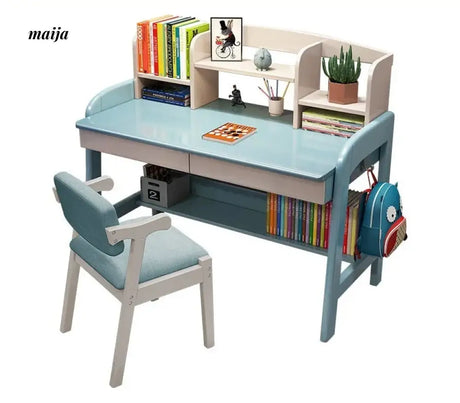 Ember Integrated Desk with Bookshelf from maija