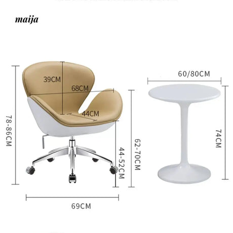 Eggshell Office Chair from maija