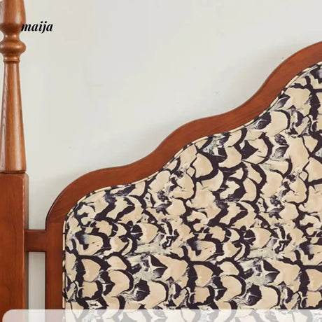 DOSMARS Evelyn Allory Wood Solid Bed from DOSMARS