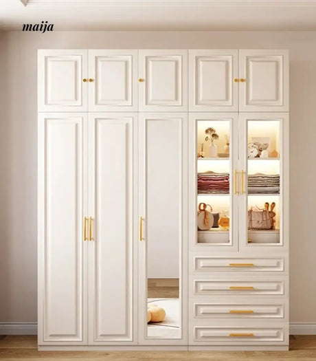 White Retro French Style Wardrobe from maija