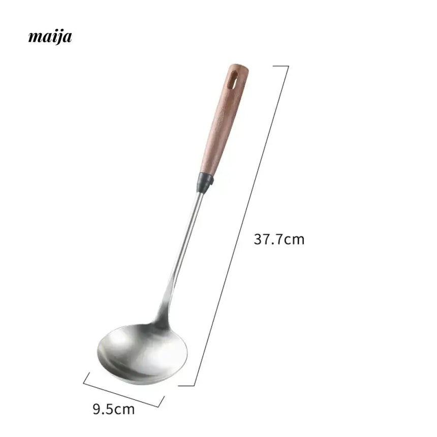 CAROTE Stainless Steel Spatula with Walnut Handle from CAROTE