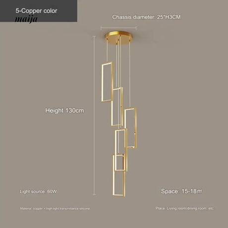 Cannes Staircase Chandelier from maija
