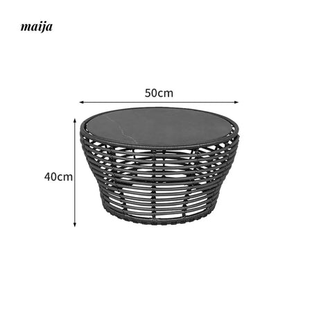 GERMAIN Estelle Rattan Sun Lounger from GERMAIN