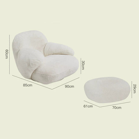 LAZYSPACE Luna Cream Baby Rocker from LAZYSPACE