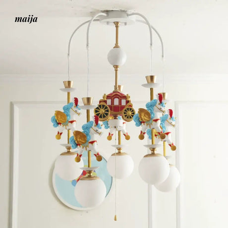 QXWD Circus Cartoon Ceiling Lamp Children's Room from QXWD