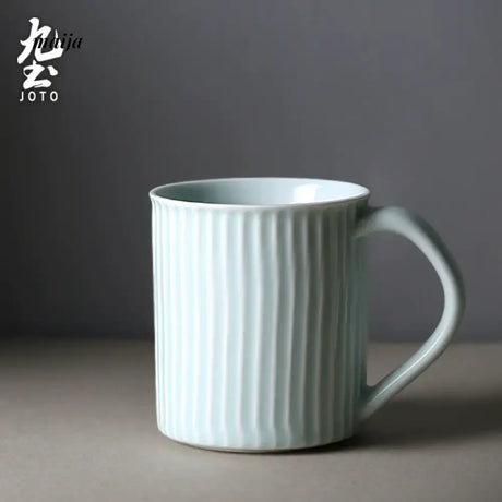 JOTO Eleven Color Japanese Rough Pottery Couple Coffee Cup from MOSE