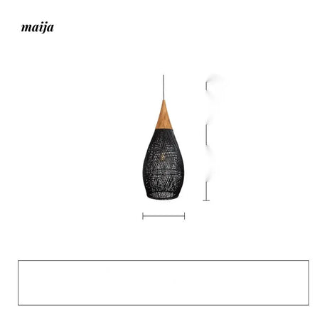 ZHONGSHAN Zen Rattan Chandelier for Restaurant from ZHONGSHAN