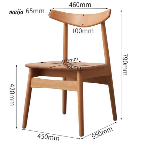 XIXI Writers Solid Wood Chair from XIXI