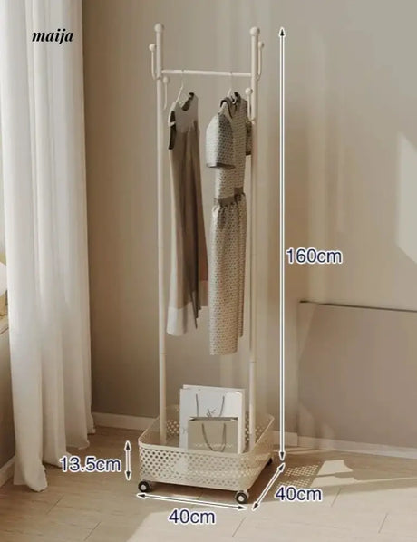 Marshall Load-Bearing Coat Hanger with Basket from AI