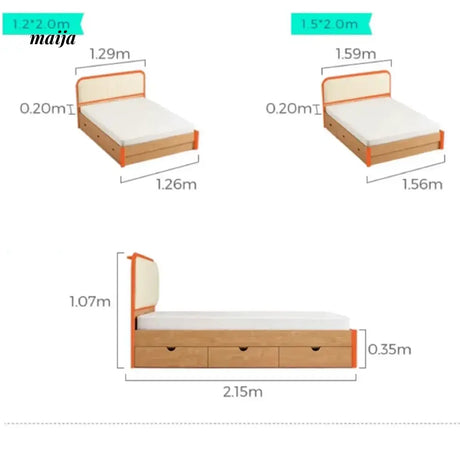 LINSYKIDS Celia Soft Headboard Children's Bed from LINSY KIDS