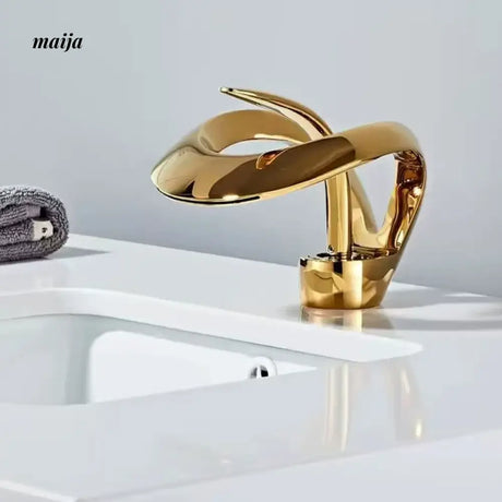 Crown Waterfall Basin Faucet from Kaiyashi