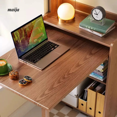 FUYUKI Wako Foldable Office Desk and Shelf from FUYUKI