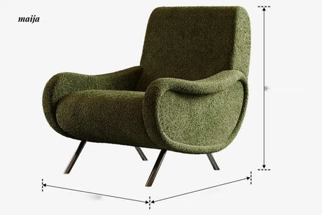 SMALL HIBISCUS Antique Armrest Sofa Chair from SMALL HIBISCUS