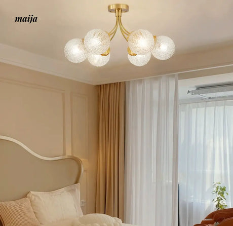 NANCY French Minimalist Chandelier with Glass from NANCY