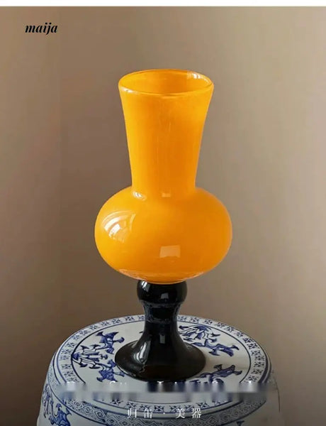 GUIFOU High Foot Lily Glass Vase from GUIFOU