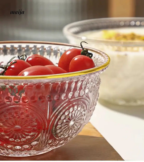 MOSE Glass Dessert Bowl with Spoon from MOSE