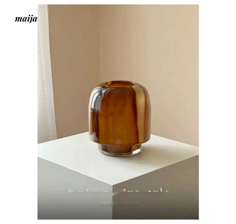 GUIFOU Wabi Sabi Glass Flower Vase from GUIFOU