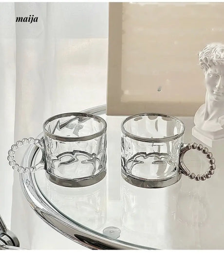 BANKE Silver Advanced Glass Coffee Cup from BANKE