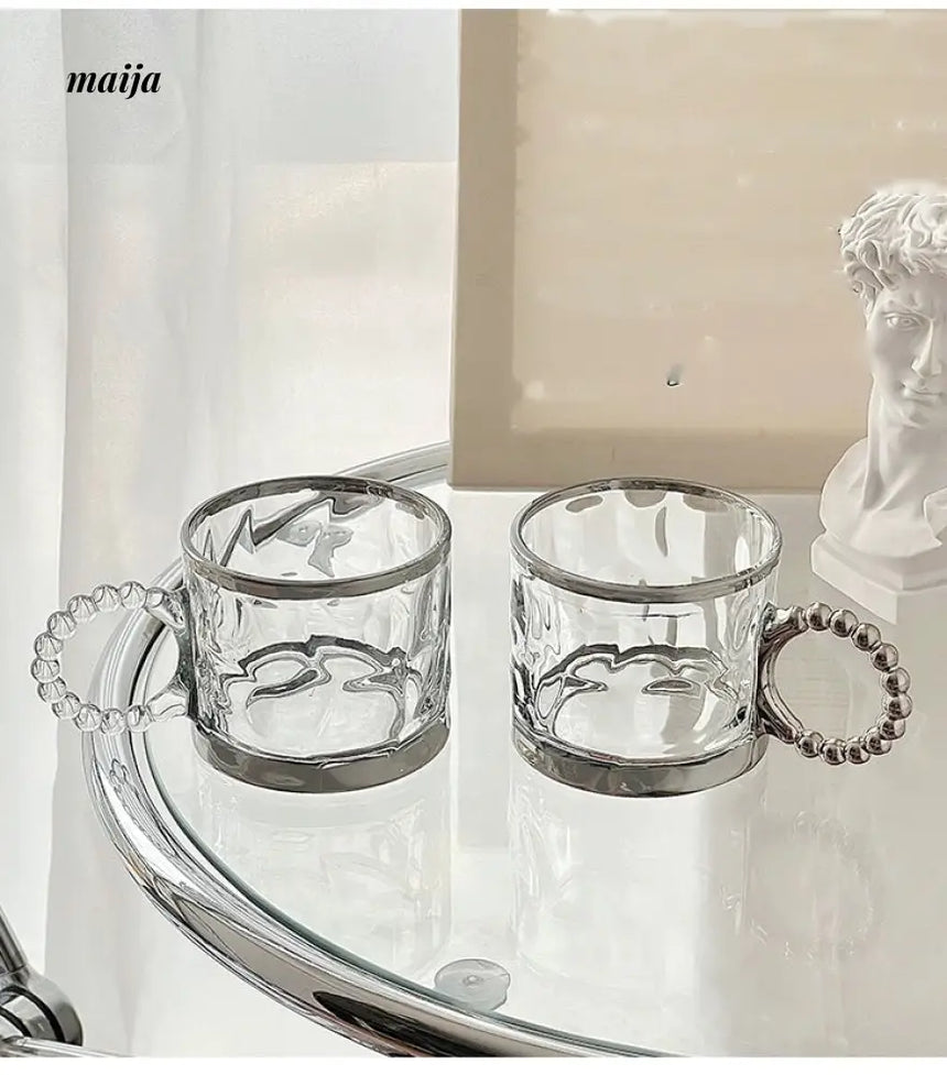 BANKE Silver Advanced Glass Coffee Cup from BANKE