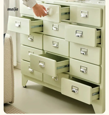 PUMPKIN BOX Japanese Retro Iron Drawer Cabinet from PUMPKIN BOX