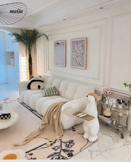 YAN JIAN Vintage French Lily Designer Sofa from YAN JIAN