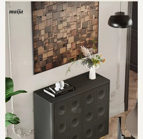 FEEL Wabi-Sabi Black Chest of Drawers from FEEL