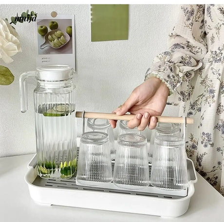 BANKE Glossy Glass Holder Storage Drying Rack from BANKE