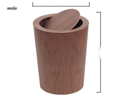 MUSN MUJI Wooden Trash Bin from MUSN