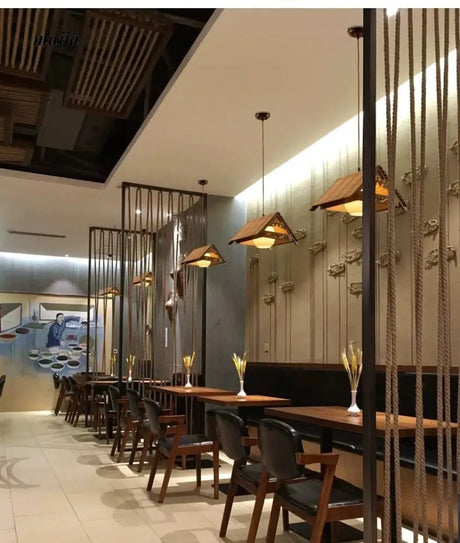 ZHONGSHAN Retro Ceiling Lamp with Bamboo Light from ZHONGSHAN