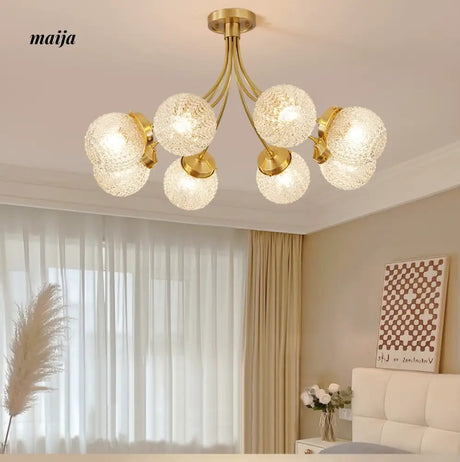 NANCY French Minimalist Chandelier with Glass from NANCY