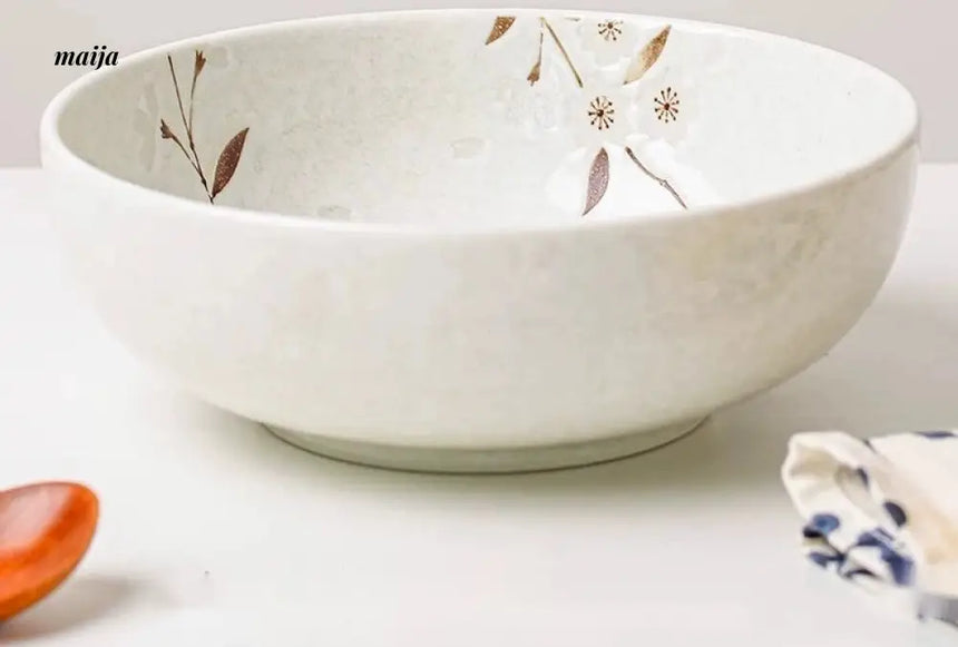 OKADA YAKI Imported Ceramic Soup Bowl from OKADA YAKI
