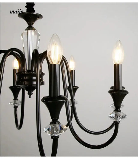 NANCY All-Copper French Retro Crystal Living Room Lamp from NANCY