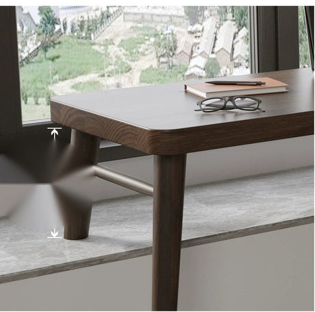 SUNX Full Wood Bay Window Desk from SUNX